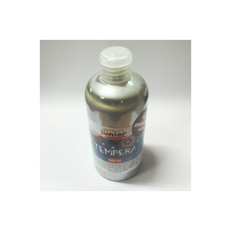 Farba Tempera plakatowa Metalic Srebrny 500ml
