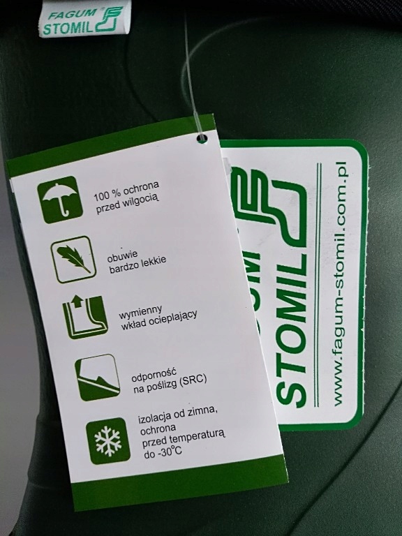 GUMOWCE KALOSZE PIANKOWE LEKKIE gumiaki STOMIL 40 Model lekkie GUMIAKI PIANKI LEKKIE Z WKŁADEM 37 384091
