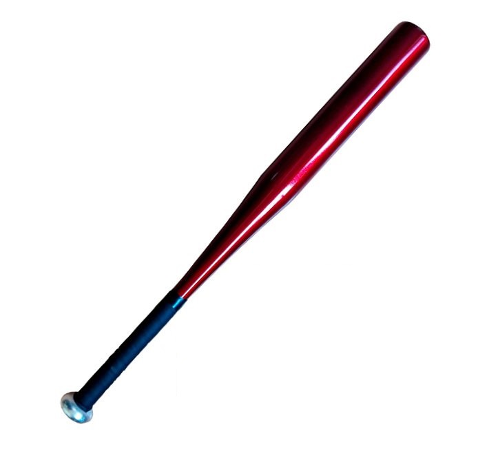 Kij Baseball'owy Bat Aluminiowy 25 Cali Czerwony