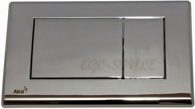 AlcaPLAST Przycisk spłukujący WC chrom M271 Delfin Marka Alcaplast