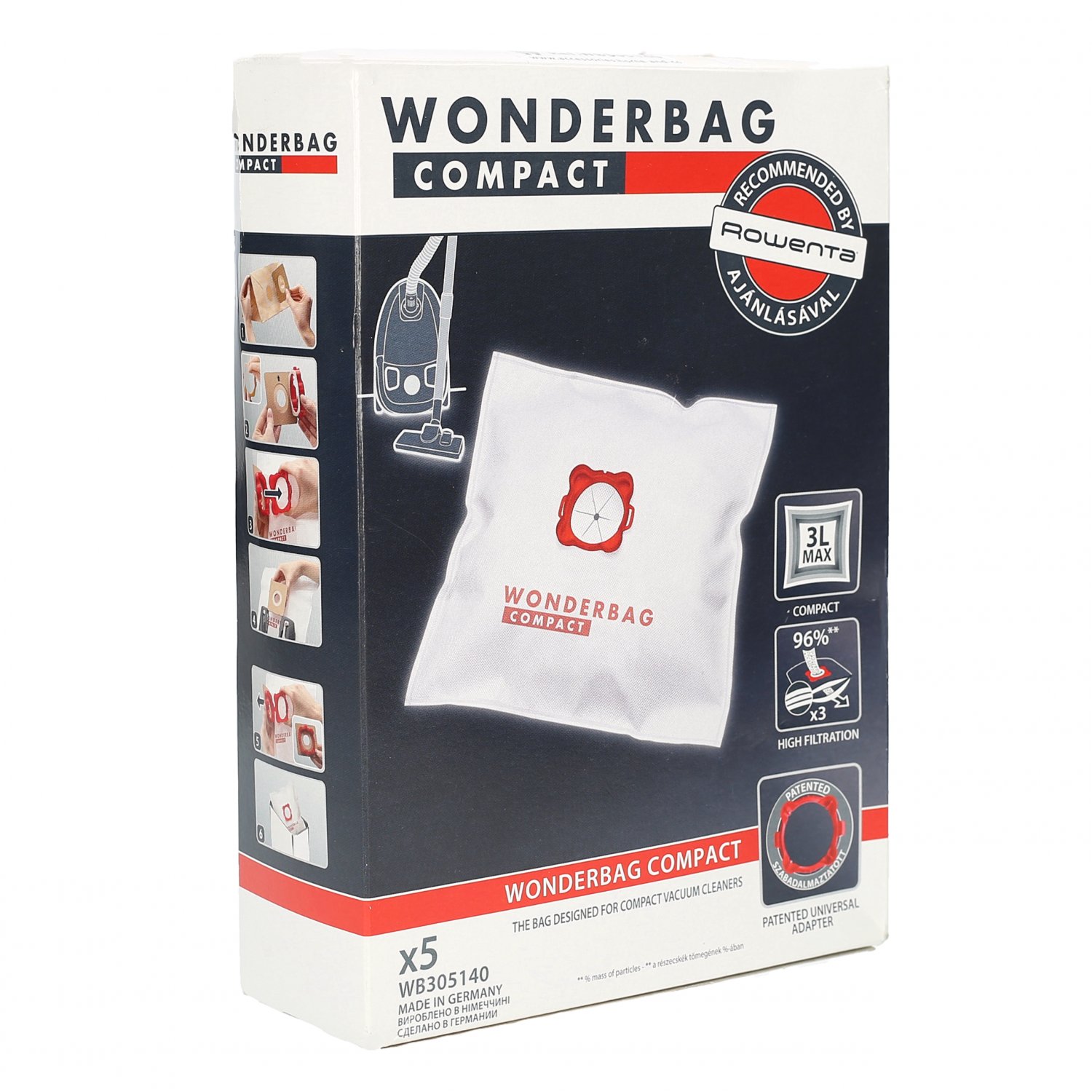 

5x Worek odkurzacz Rowenta Rowenta Wonderbag