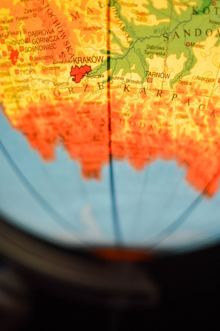 GLOBUS POLSKI 32 cm PODŚWIETLANY ZACHEM Płeć chłopcy