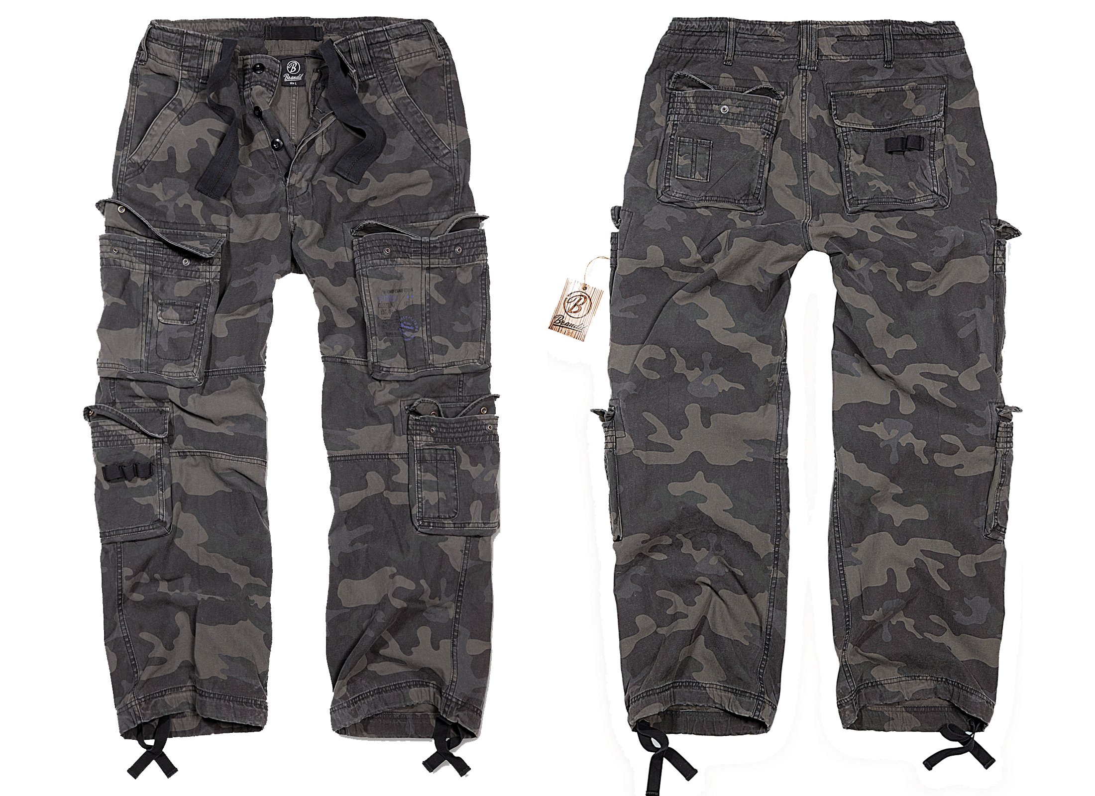 ORYGINAŁ SPODNIE AIRBORNE BOJÓWKI M65 BRANDIT L Model Bojówki