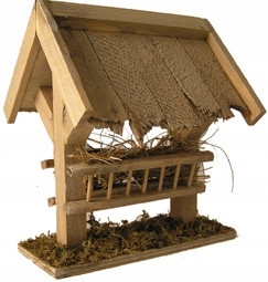

Paśnik z Dachem do Szopki- 9cm wys. do fig. 5-6cm