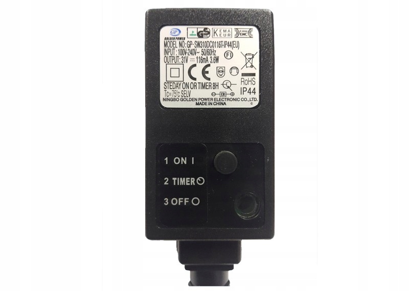 Sople Zewnętrzne 500 LED 25m 8 Funkcji Timer Zasilanie sieciowe