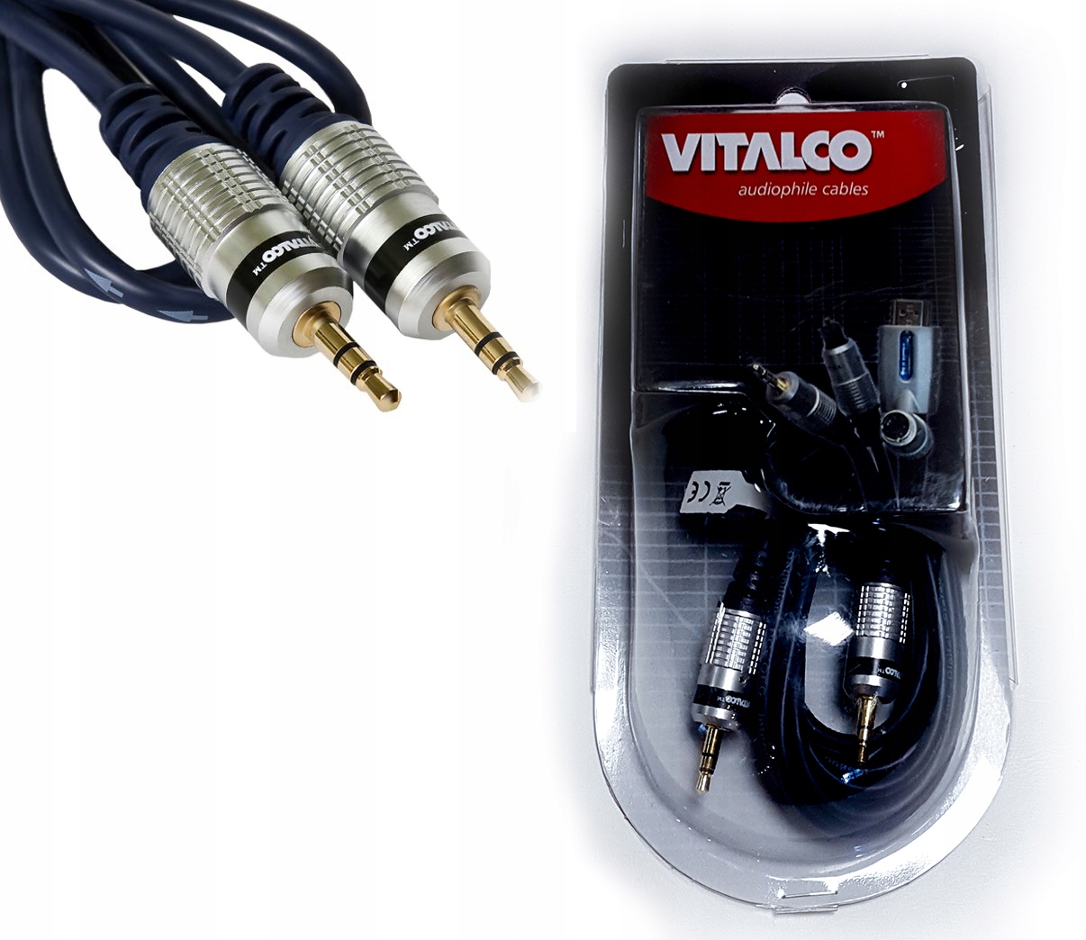 

Kabel mini Jack - Jack 3.5mm Vitalco Hi-end 5m