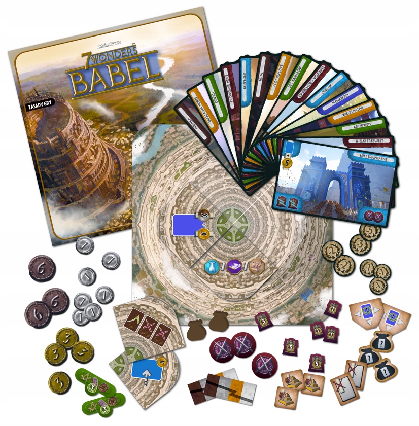7 cudów świata BABEL - 2 dodatki REBEL Poleca Nazwa 7 Cudów Świata: Babel