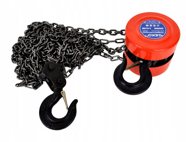 Ланцюгова лебідка 2т ланцюгова лебідка 2,5 м