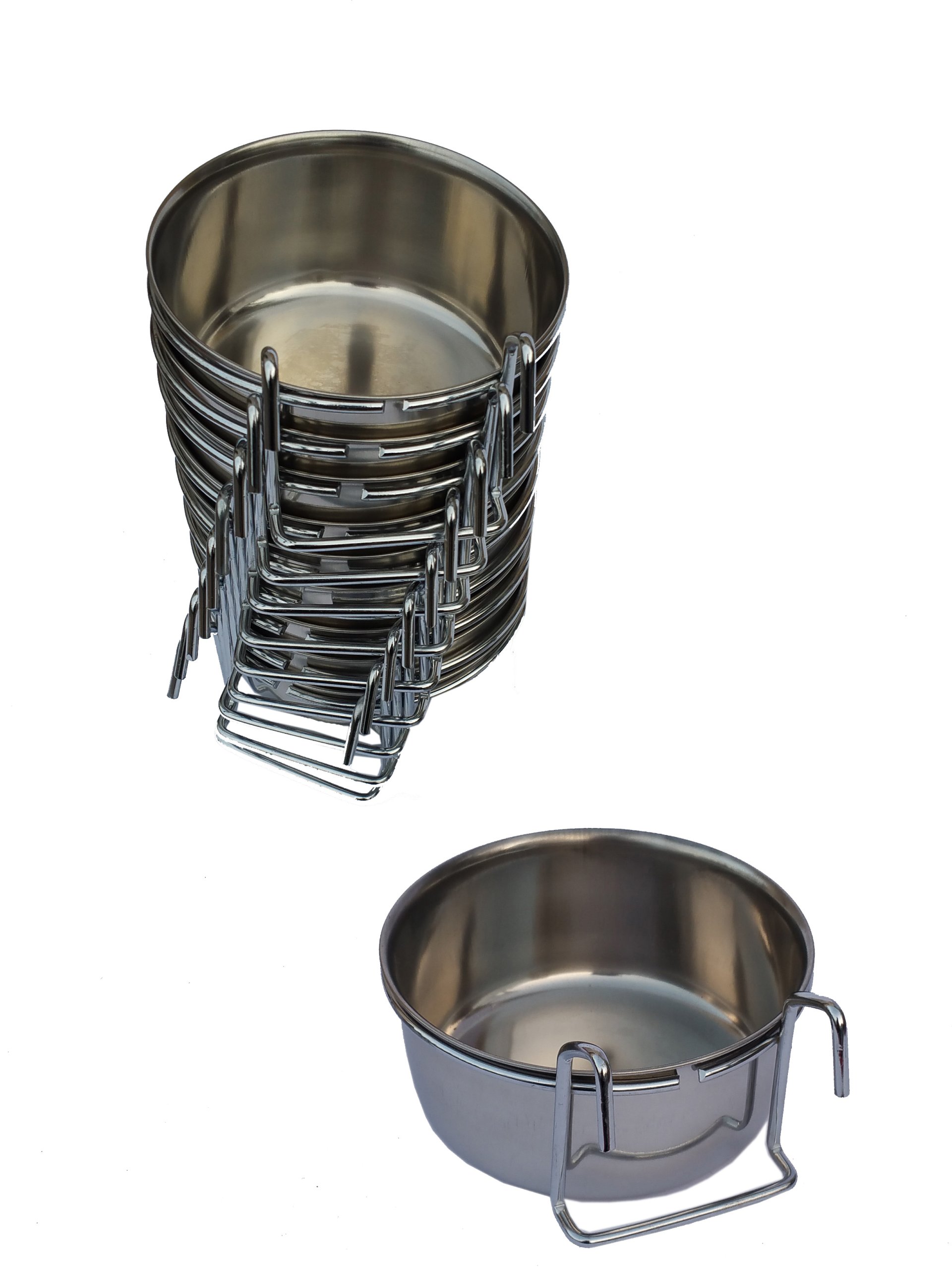 Levně Závěsná Miska Pro Králíky Papoušky 600 ml 10 Ks H