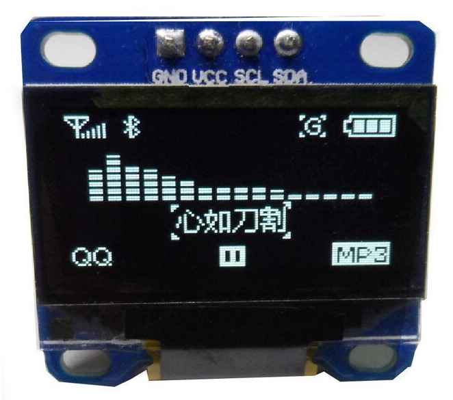 

Wyświetlacz Oled 0,96 I2C SSD1306 biały