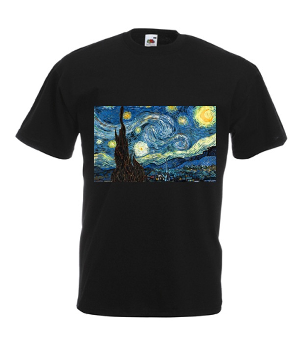 

Koszulka Męska Obraz Van Gogh Gwieździsta Noc