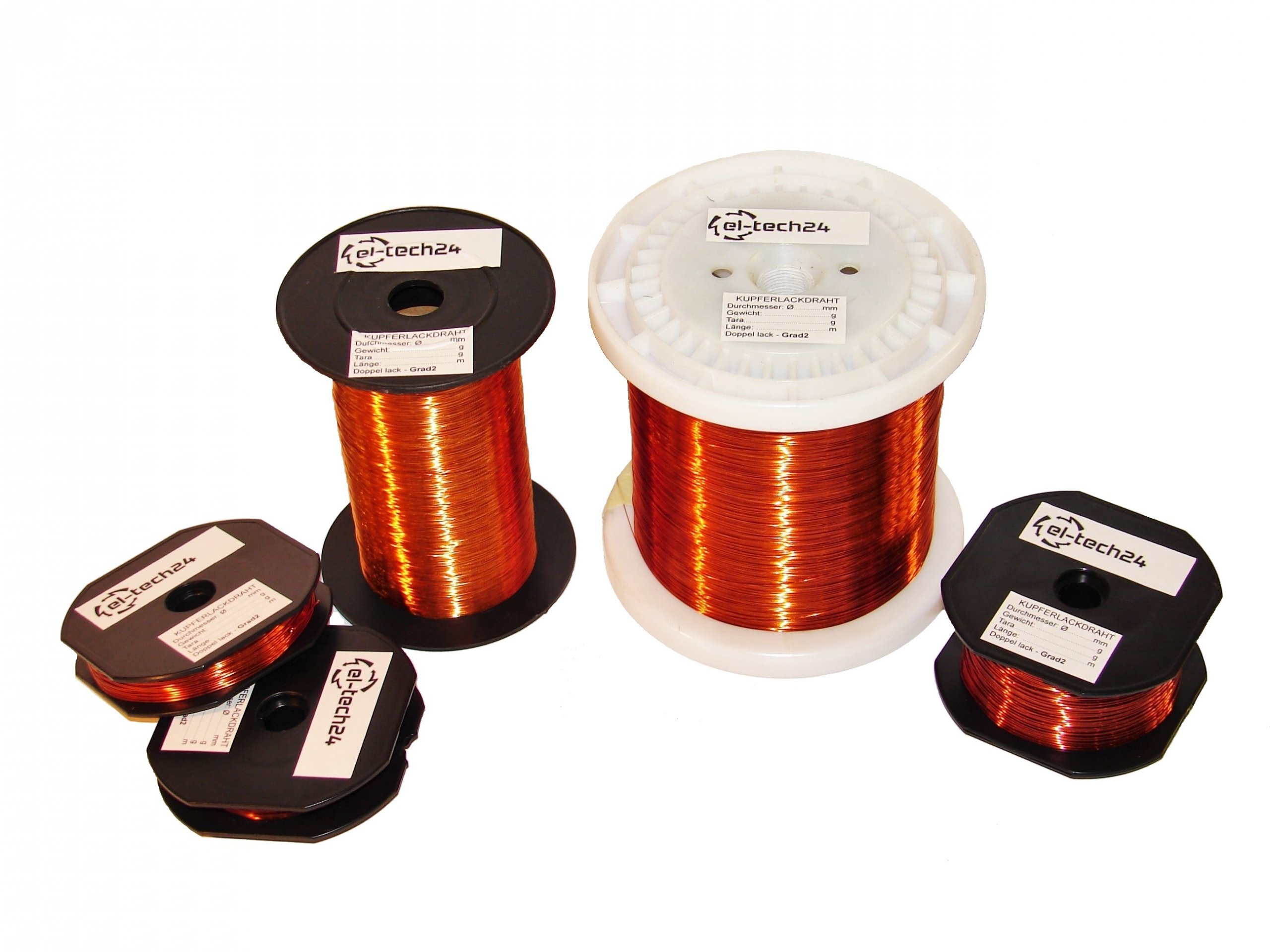 DRUT NAWOJOWY miedziany DN2E - 2,20mm - 100g - 2,8m Kod producenta DN2E22001