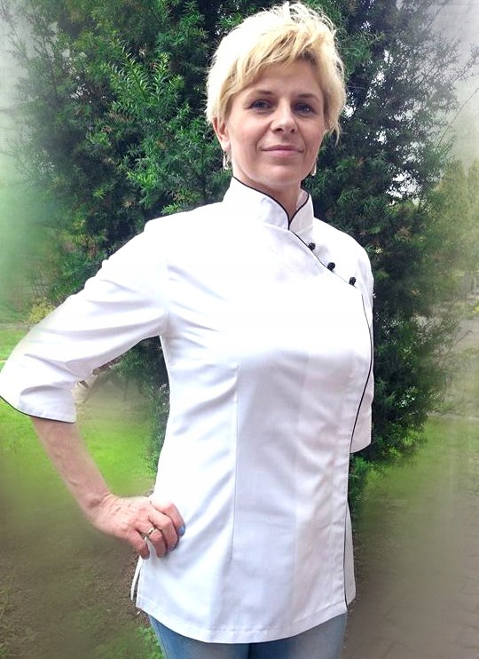 Bluza Kucharska damska kitel Aurora2 100% bawełna Model Aurora