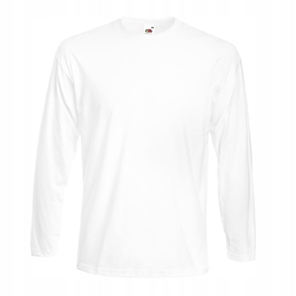 

Fruit Of The Loom z rękawem Premium White S