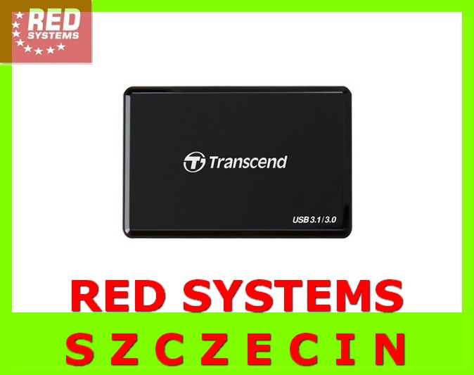 USB3.1 Transcend Czytnik kart CF CompactFlash SDXC Kod producenta rdf9v1 z red systems
