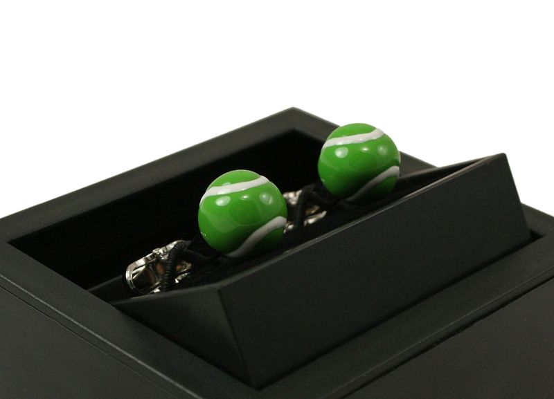 Tematyczne Spinki do Mankietów - PIŁKI TENISOWE Marka Inna marka