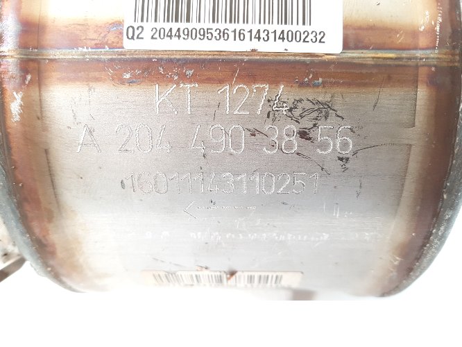 KATALIZATOR DPF MERCEDES E 212 W212 GLK W204 Номер каталозі запчастини Mga11583 foto 0