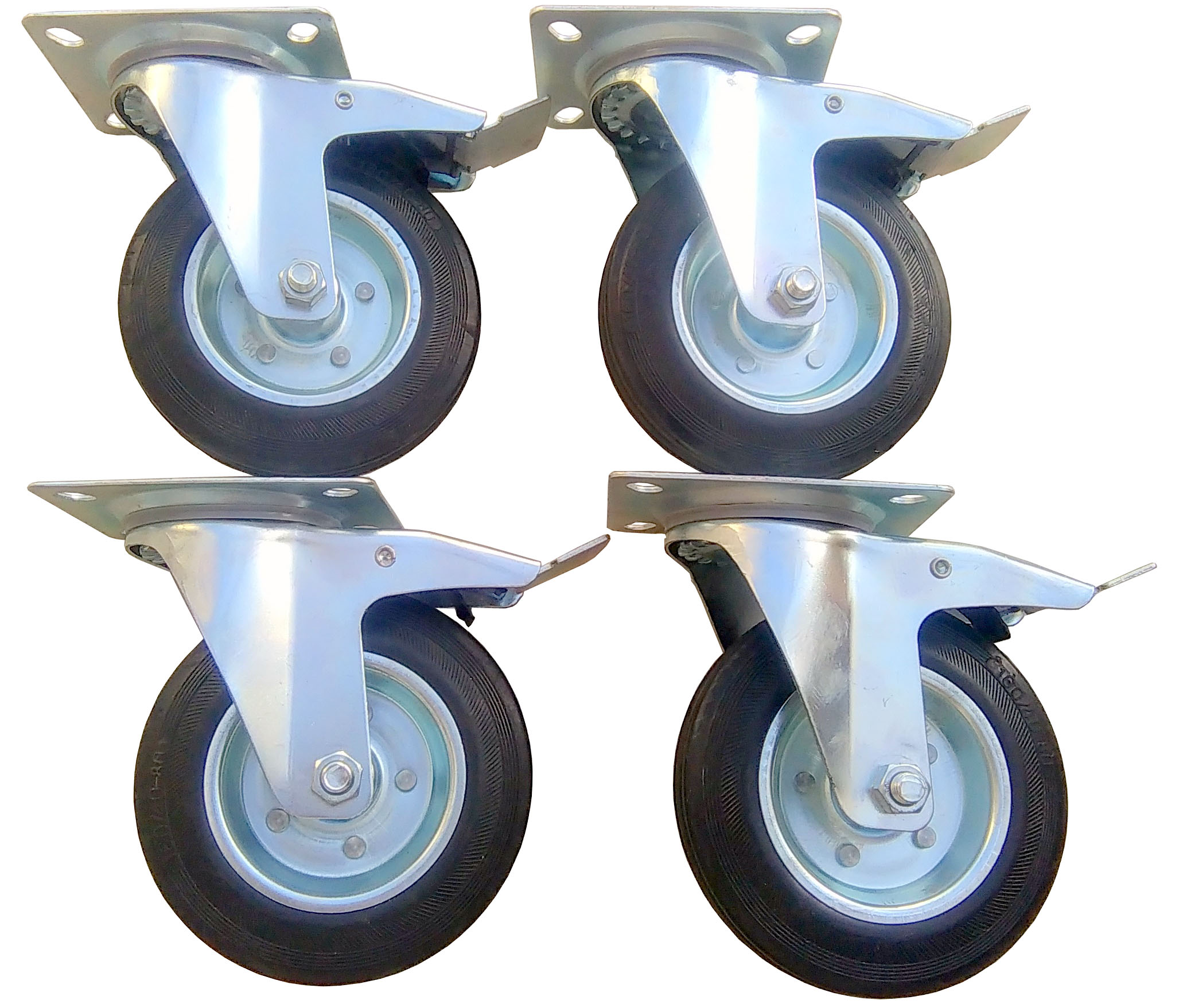 Sada 4 ks fi 160 kolečko kolečka 600 kg lešení