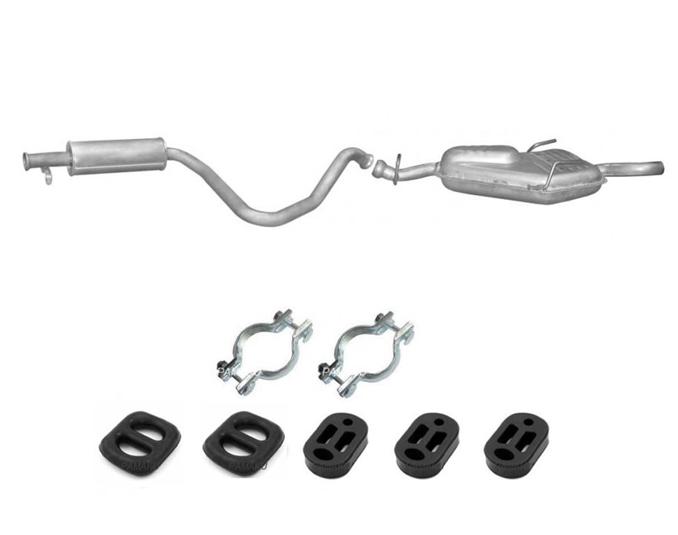 SAAB 9-3 2.0 2.3 ГЛУШИТЕЛИ СРЕДНИЙ КОНЕЦ