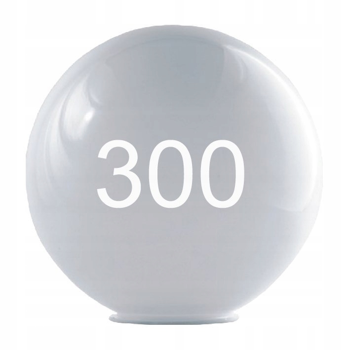 

Klosz ogrodowy Kula Biała 300 k-140 Pmma