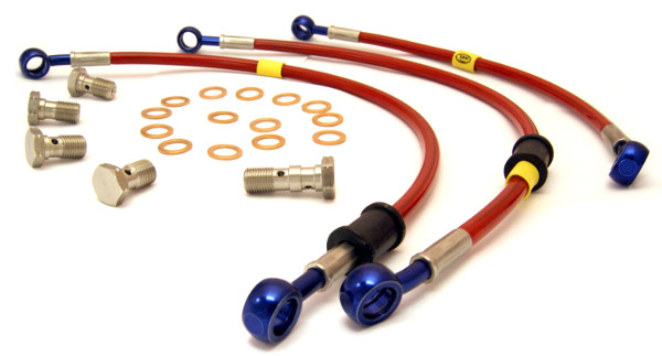 Przewody oplot HEL Yamaha YZF R1 RN12 2004 2005