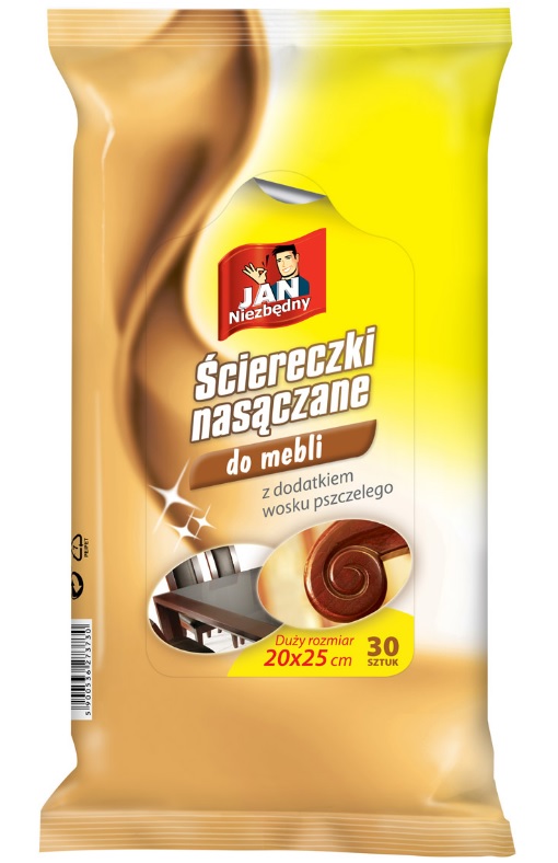 

Jan Niezbędny Ściereczki nasączane do Mebli 30 szt
