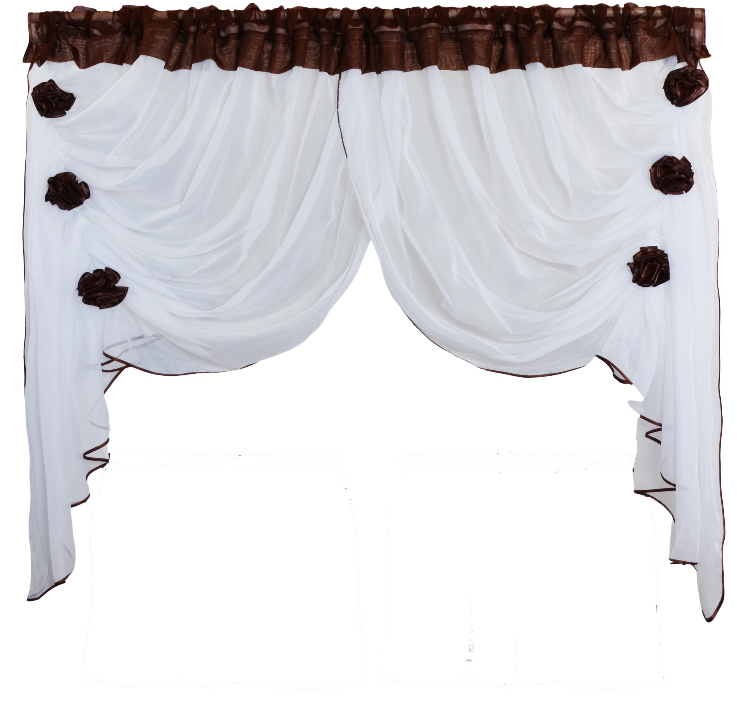 

Gotowa Firana Woda Kwiat 300/150 P1