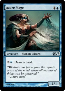 Mtg 4x Azure Mage (Uncommon)