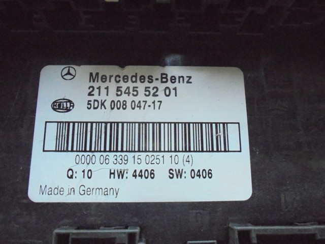 moduł sam mercedes w211 w219 2115455201 Producent części Mercedes-Benz OE