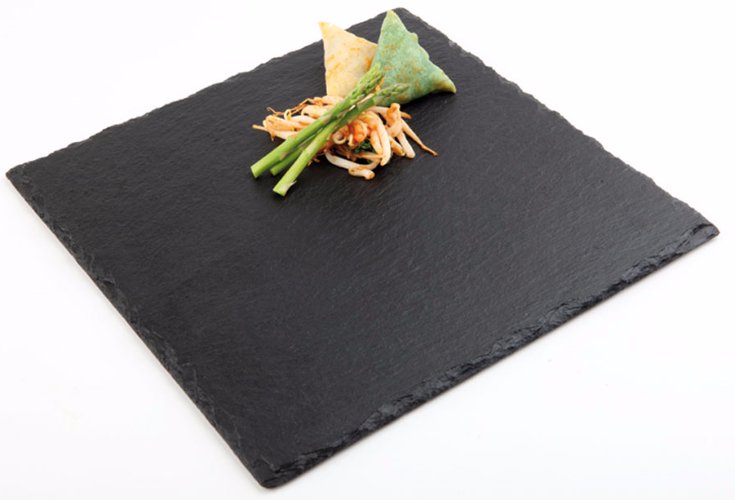 

Taca łupkowa podstawka talerz kamień 30x30cm sushi