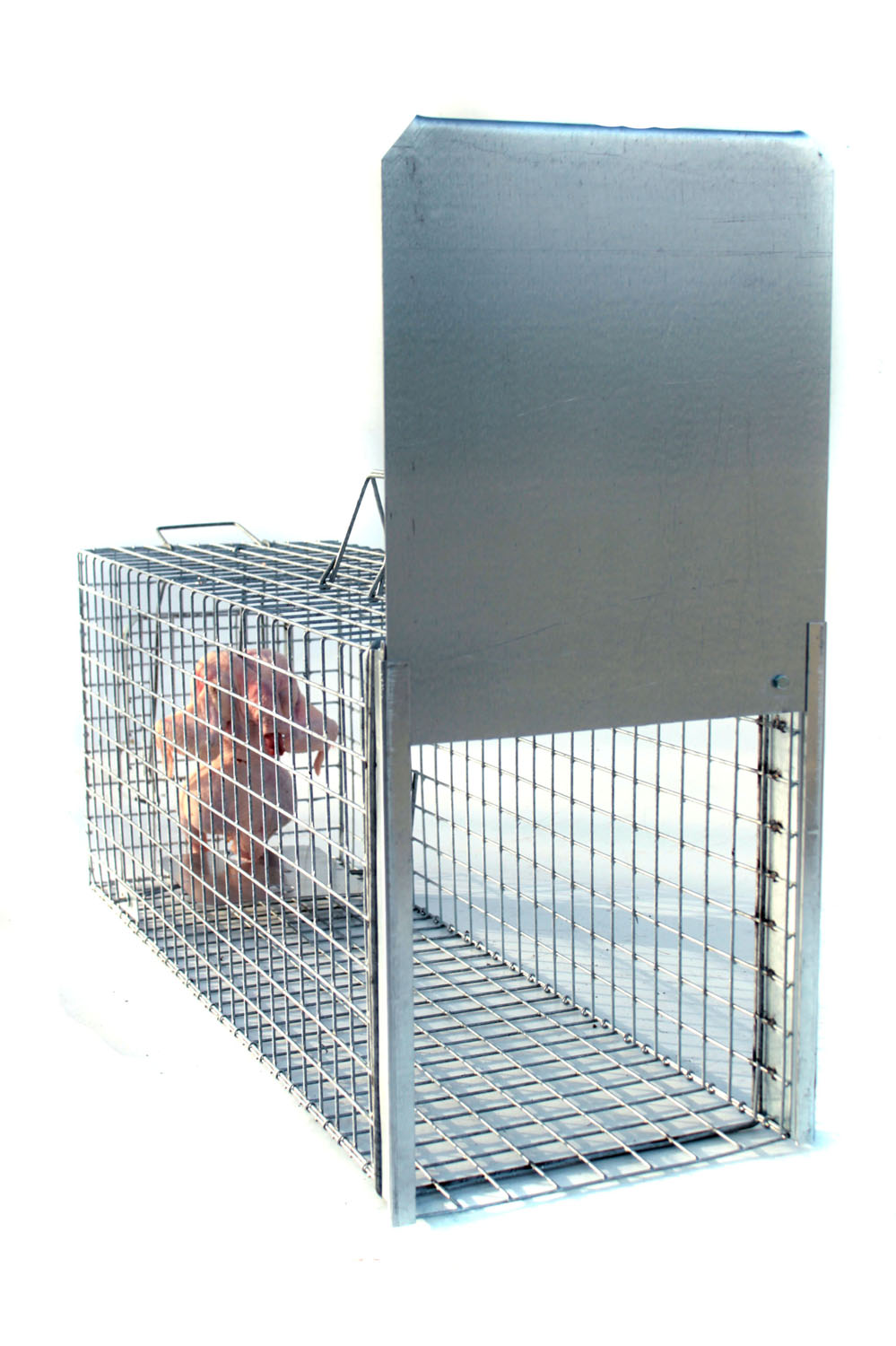 ТД ВЕТ Клетка-ловушка для собак КЛ-9 1300х500х600(700)h мм (каркас серый) сварная