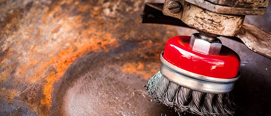 SZCZOTKA DRUCIANA 125mm M14 DRUT STALOWY SKRĘCANY Marka inny