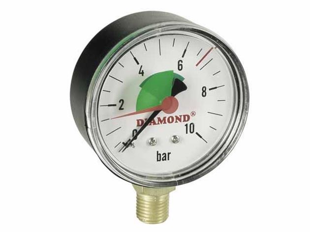 

Manometr Techn. Śr 63mm 0-10 bar Gz 1/4'