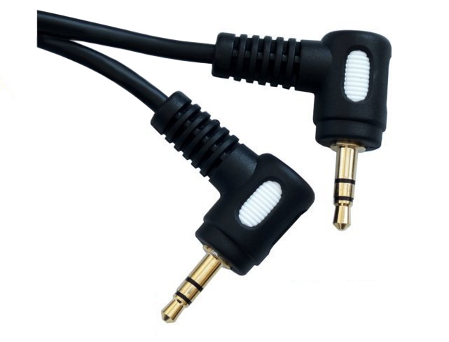 

Kabel Przewód Złącze Jack 3,5mm kątowy 1m