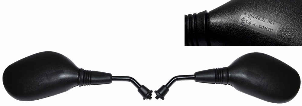 LUSTERKA SKUTER KOMPLET M8 MOTOROWER HOMOLOGACJA Producent inny