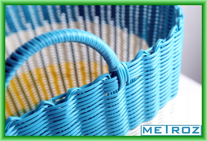 KOSZ KOSZYK NA PRANIE BIELIZNĘ ZABAWKI KOLOROWY20L Materiał wykonania inny