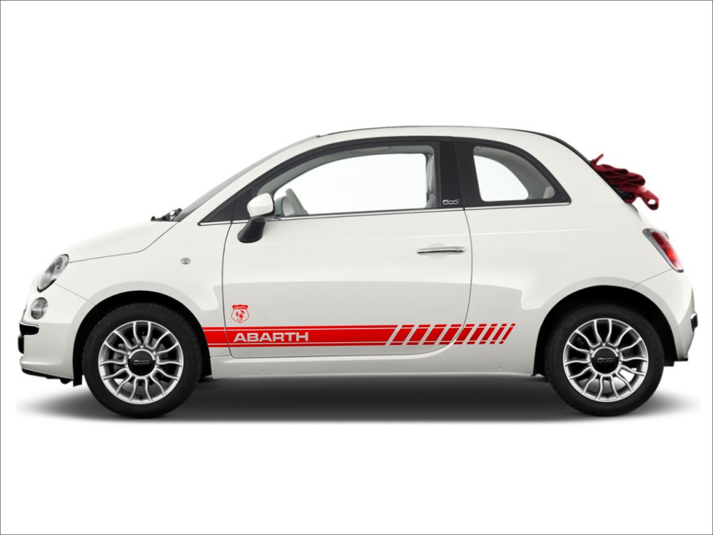 Naklejki Fiat Abarth Zestaw 5 szt