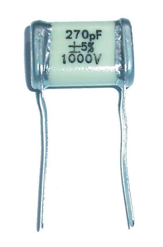 KONDENSATOR MIKOWY 270pF 1000V Silver Mica 2sztuki