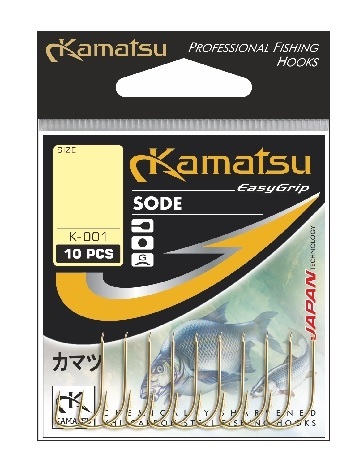 

Haczyki Kamatsu Sode Nr.8 Kolor Złoty 10szt Haki