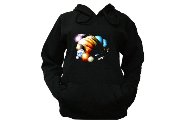 

Bluza Kaptur Kosmos Galaxy Planety Wzory