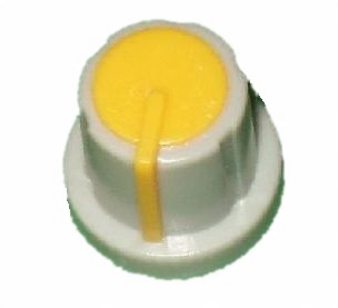 

Gałka do potencjometru obrot żółta 17,5mm FV(0138)