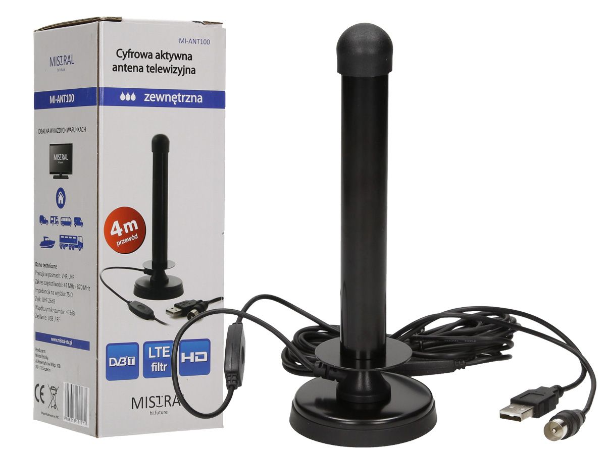 

Mocna antena naziemna DVB-T2 telewizyjna Tv QH9