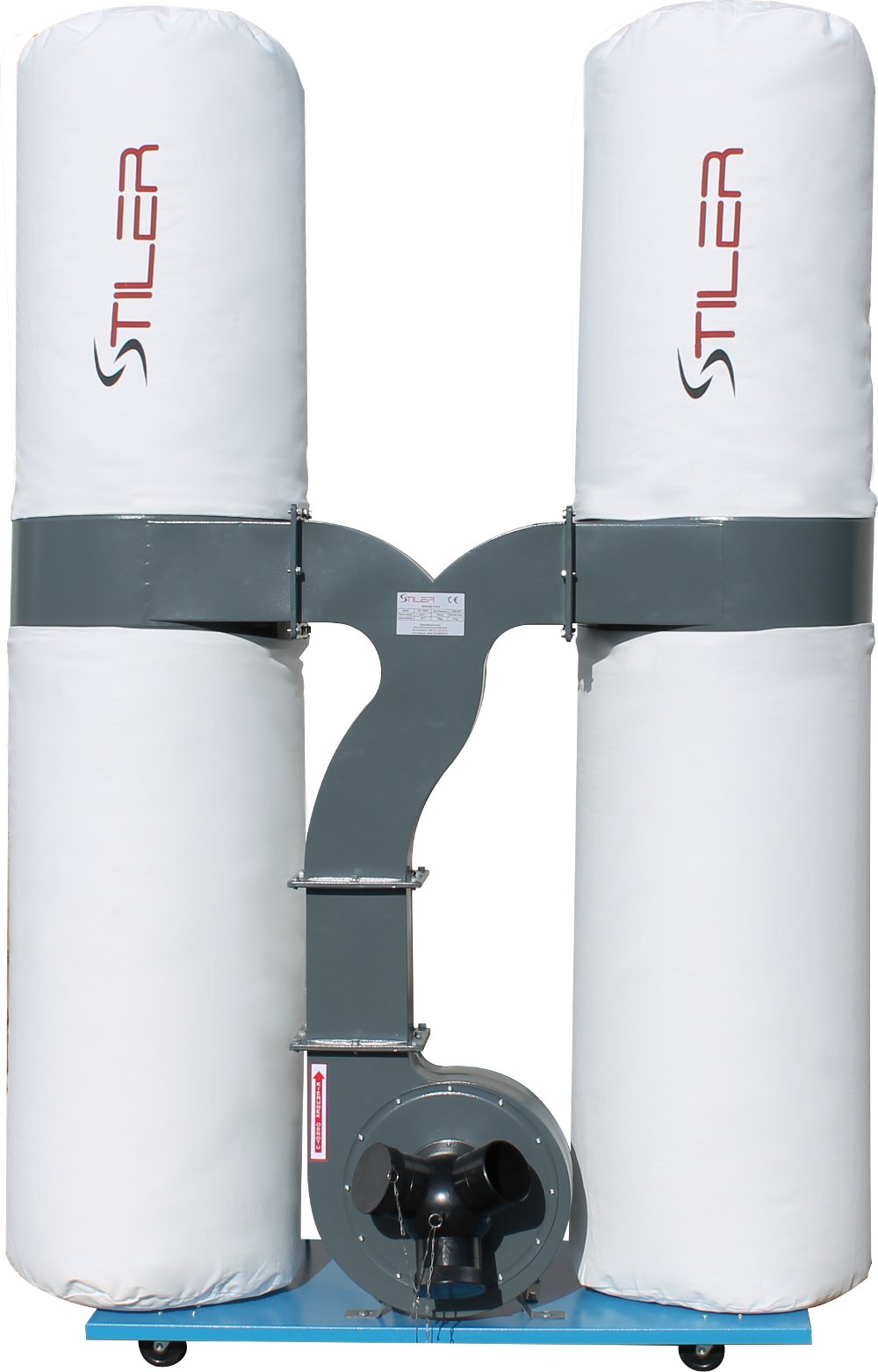 Odsávač Pilin Tříska Dřeva Prachu Stiler Odsávačka FM300SA 3900 m3 2200W Ocel