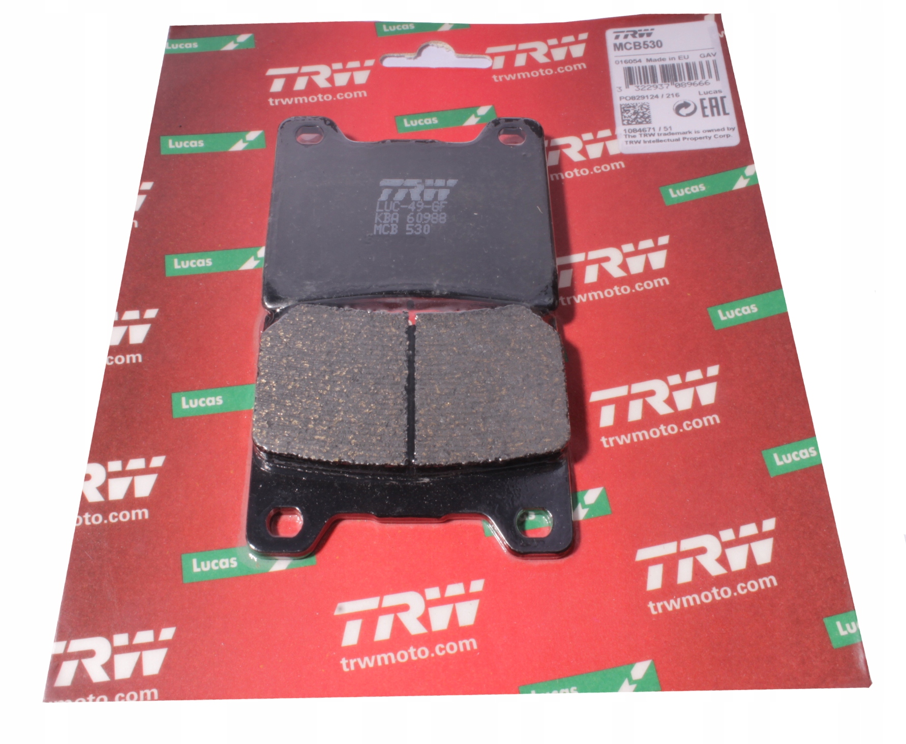 Klocki hamulcowe tył Yamaha YZF 1000 ThunderAce tylne