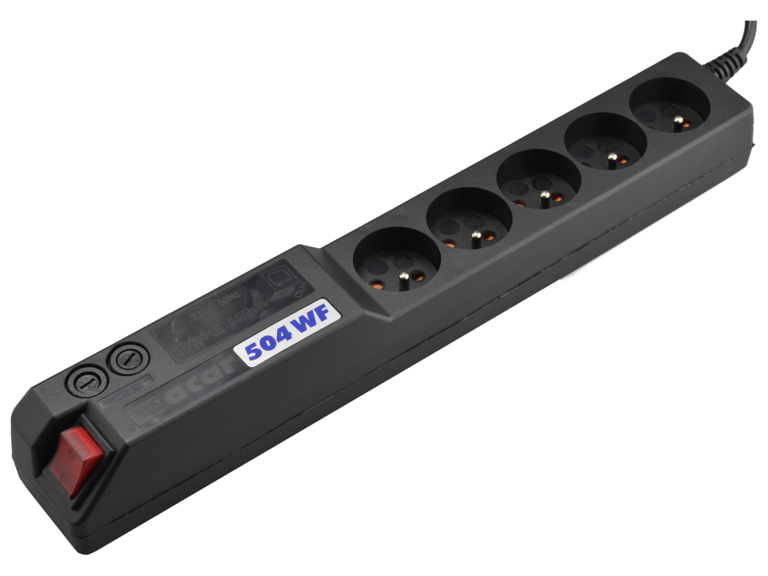 ACAR 504WF Listwa zasilająca antyprzepięciowa 3m Marka Hsk Data