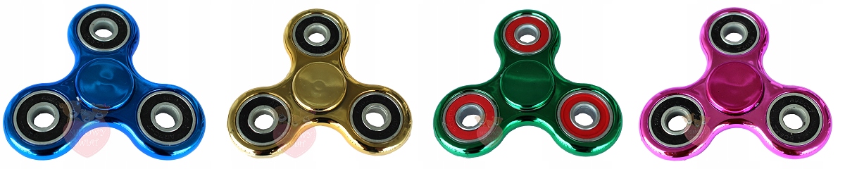 FIDGET HAND SPINNER KOLORY METALIK METALICZNY Rodzaj Fidget Spinner