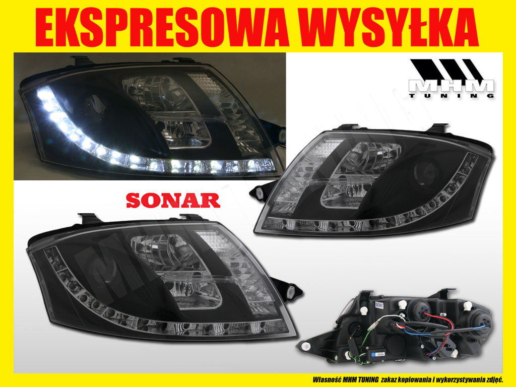  ФАРИ ФАРА DAY LINE LIGHT LED комплект AUDI TT 8n0 Сторона кабіни зліва + праве foto 0