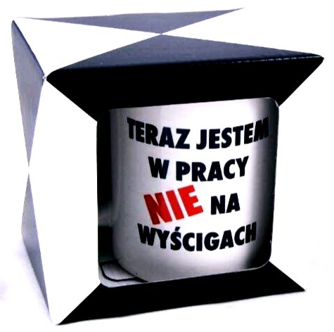 

kubek Jestem W Pracy Nie Na Wyścigach