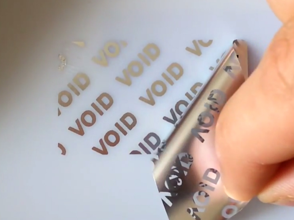 PLOMBY STICKERY+NADRUK 30x11 VOID MAT 250SZT TANIO Producent Eplomby.pl