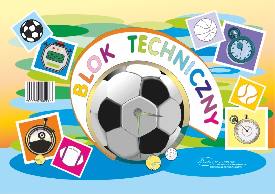 

Blok Techniczny A4 Biały MIX Okładek